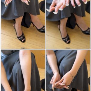 #620 - Modeling My Clear Long Nails For You