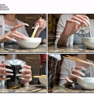 #648 - Eating With Long Natural Nails