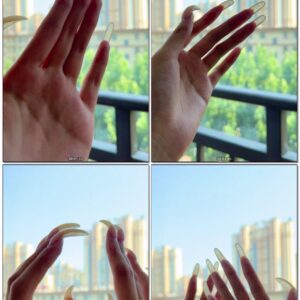 #604 - Close Up Of My Natural Nails Undersides