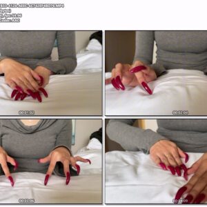 #641 - Scratching With Long Red Nails