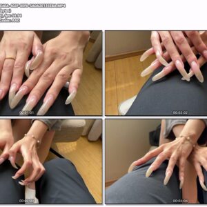 #623 - Close Up Scratching Legs With My Shiny Nails
