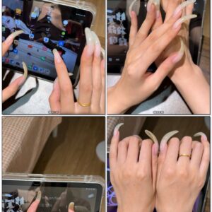 #688 - My Long Natural Nails On Ipad