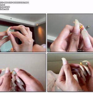 #665 - Playing With Miniatures With My Long Nails
