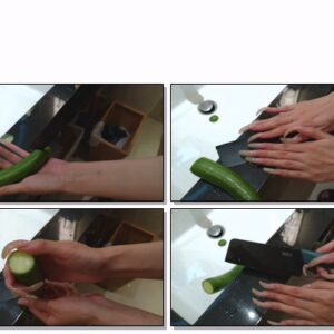 #38 – VR/3D – Cutting Cucumber With My Long Natural Nails