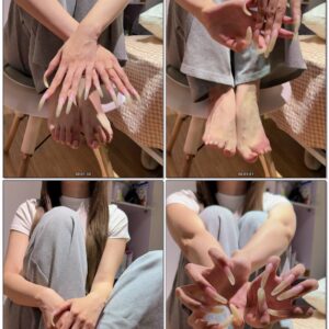 #717 - Showing Beauty Nails and Clear Toenails