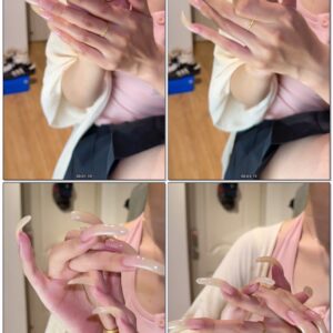 #735 - Massaging My Long Natural Nail Hands