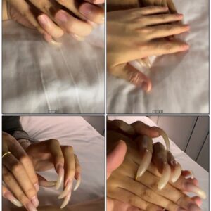 #705 - Holding My Natural Long Nails