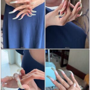 #700 - Modeling My Long Clear Nails In Bright Daylight