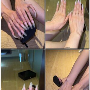 #726 - Posing My Long Natural Nails On Heels