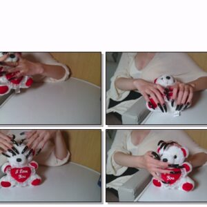 #46 – VR/3D – Black Long Claws Scratching Teddy Bear