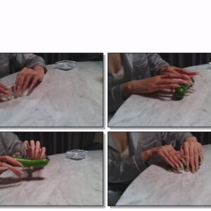 #51 – VR/3D - Tapping Cucumber With My Long Natural Nails