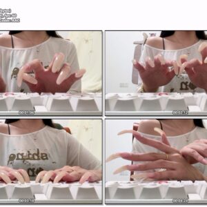 #801 - Tapping Keyboard With My Long Curved Nails