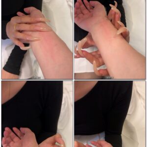 #791 - Close Up Arm Scratching With Long Shiny Nails