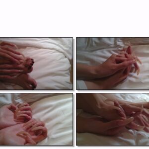 #65 – VR/3D - Slowly Posing My Long Shiny Nails And Feet