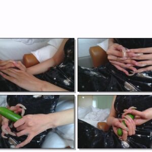 #63 – VR/3D - Long Shiny Natural Nails With Cucumber