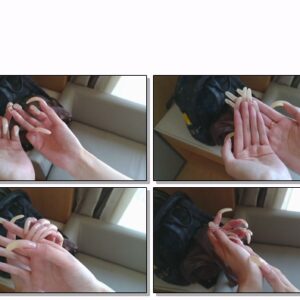 #66 – VR/3D - Bright Shiny Long Nails Showing