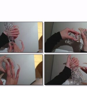 #59 – VR/3D - Tapping And Posing Nails On Crystal Vase Pt.1