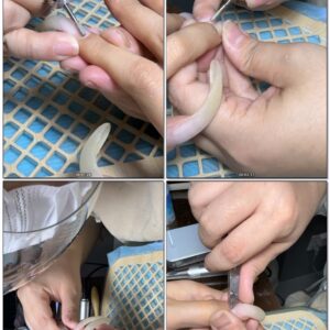 #839 - Nail Care Of My Long Curved Nails At The Manicurist