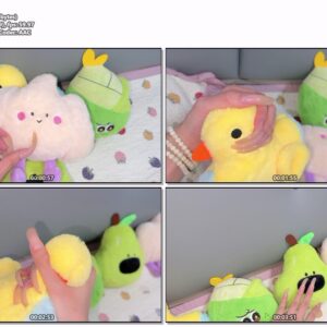 #810 - Scratching Stuffed Animals With My Natural Long Nails