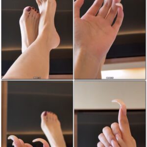 #820 - First Person View Of My Long Natural Nails And Feet