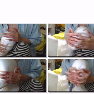 #87 – VR/3D – Using My Long Natural Nails On Foam Head