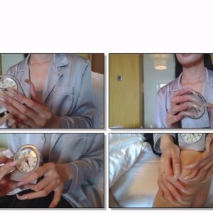 #92 – VR/3D – Tapping With My Long Natural Nails On Clock