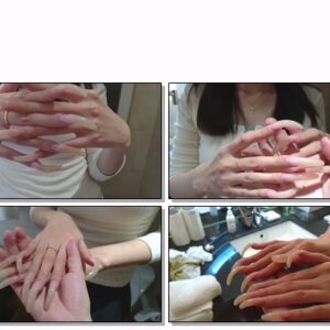 #105 – VR/3D – Man Holding My Natural Long Nail Hands