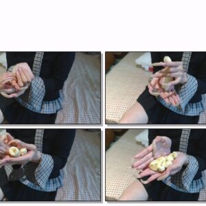 #112 – VR/3D – Crushing Banana With My Long Nail Hands