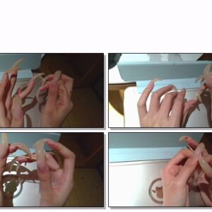 #107 – VR/3D – Fiddling With Toothpick With My Long Nails
