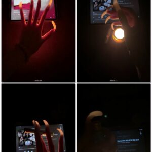 #853 - Shining Light Through My Long Natural Nails