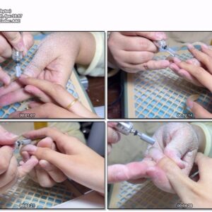 #858 – My Very Long Curved Nails At Manicurist Pt.1