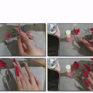 #125 – VR/3D – Painting My Natural Long Nails With Pink Polish