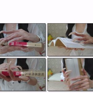 #162 – VR/3D – Flipping Through Book With My Long Natural Nails