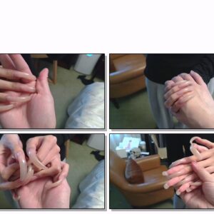 #122 – VR/3D – Scratching His Hand With My Long Shiny Nails