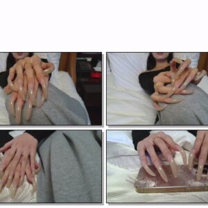 #123 – VR/3D – Close Up Of My Long Natural Nails On Pants
