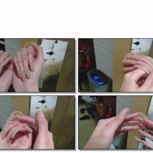 #135 – VR/3D – Bright Shiny Long Nails Show Close Up