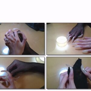 #137 – VR/3D – Net Stockings And My Long Natural Nails