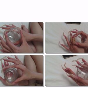 #170 – VR/3D – Holding A Glass With My Long Nail Hands