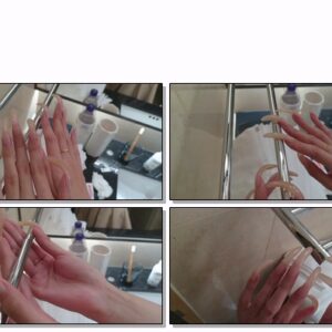 #180 – VR/3D – Tapping With My Long Shiny Nails In Bathroom