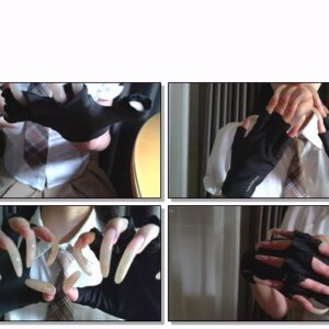 #154 – VR/3D – My Long Natural Nails In Fingerless Gloves Pt.1