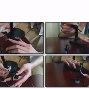 #148 – VR/3D – Painting My Long Nails With Black Polish