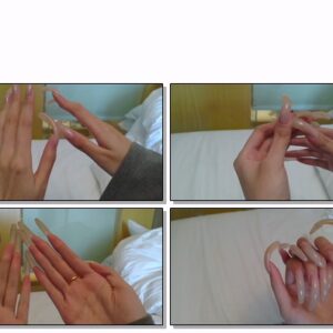 #156 – VR/3D – Fiddling With My Long Nails First Person View