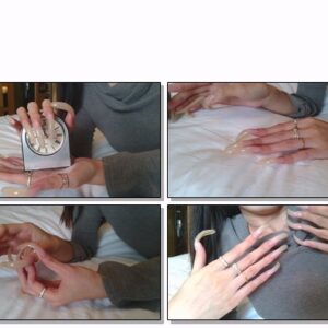 #147 – VR/3D – Tapping Clock With My Long Shiny Nails