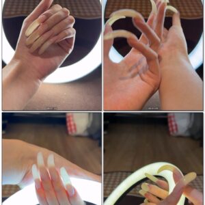 #889 - Posing My Long Nails With Ring Light