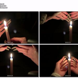 #894 - Posing My Long Nails And Undersides With Lit Candle