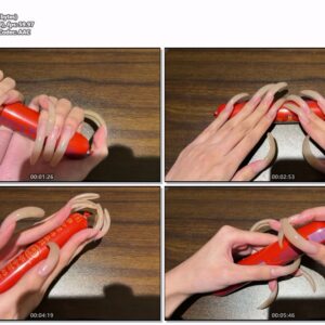 #911 – My Long Shiny Nails Fiddling Sausage
