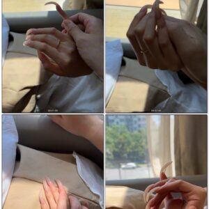 #922 – Man Showing My Long Nails At Window