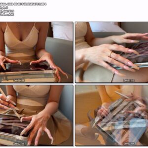 #912 – Watching Pics Of My Long Nails On Ipad