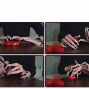 #245 – VR/3D – Piercing Tomatoes With Ly Strong Long Nails