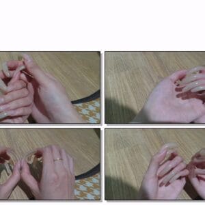 #224 – VR/3D – Casual Close Up Show Of My Long Curved Nails